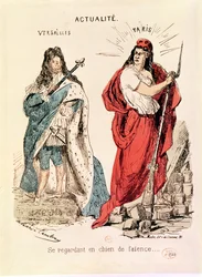 Paris and Versailles Glaring at Each Other, 1871